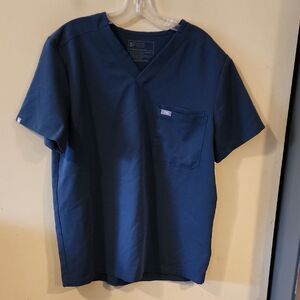 Figs Technical Collection  Aqua Blue Shirt Medium